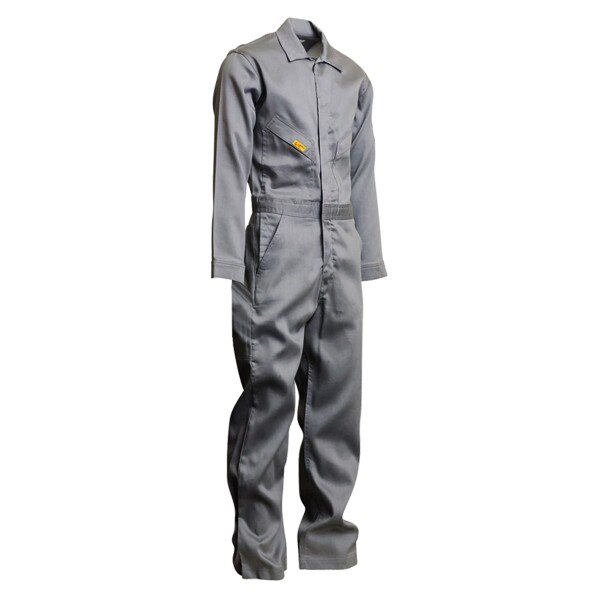 LAPCO 7 oz Deluxe FR Coveralls in Gray